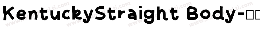 KentuckyStraight Body字体转换